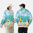 thumbnail image 4 of Balery Hello Summer Gnome 1 Sudadera ligera de manga larga con capucha y protección solar UPF 50+ para hombre y mujer, ideal para pesca y running-X-Large, 4 of 7
