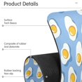 thumbnail image 4 of Yayeee Faucet Mat for Kitchen Sink 30" Diatomite Long Splash Guard Pad, Playful Fried Eggs, 2 Pack, 4 of 7