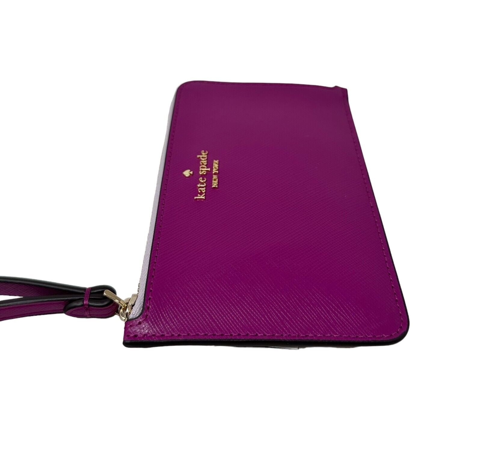 Kate Spade Lucy Bicolor Small L Zip Wristlet Baja Rose Kate Spade Lucy Bicolor Small L Zip Wristlet Baja Rose