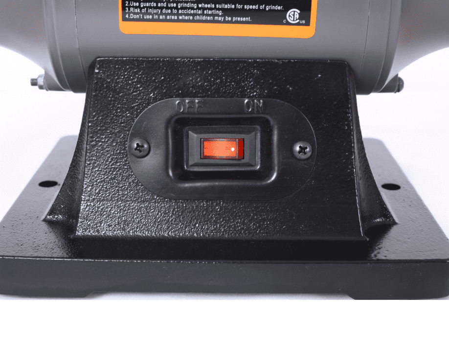 8-Inch Electric Bench Buffer Polisher, 80-Ply Wheels, Ideal for Metal Jewelry Wood