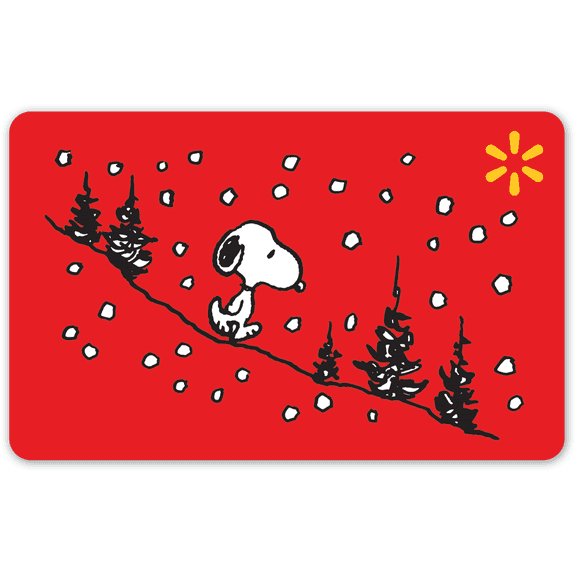 Peanuts Forest Walmart Gift Card