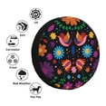 thumbnail image 5 of Bingfone Colorful Floral2 Spare Tire Cover Weatherproof Universal Wheel Protectors For Rv Camper Travel Trailer Suv Truck 15 Inch, 5 of 9