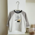 thumbnail image 2 of CONZONE Toddler Baby Boys T Shirts Cartoon Graphic Long Sleeve Tee Shirt for Boys Crew Neck Lightweight Loose Fit Kids Spring Summer Tops, 2 of 9