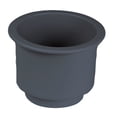 thumbnail image 2 of Beckson GH43-B1-U Super Size Series Recessed Drink Holder - 3-7/8" Hole Cut x 3-1/4" Depth, Black, 2 of 3
