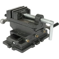 PET-U 3in Cross Slide Vise Drill Press Heavy Duty Metal Milling 2 Way X-Y Clamp Machine Black