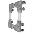 thumbnail image 4 of Base ajustable para lavadora, base ajustable multifuncional con freno para secadora, refrigerador, color gris, 4 of 15