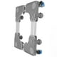 thumbnail image 4 of Base ajustable para lavadora, base ajustable multifuncional con freno para secadora, refrigerador, color gris, 4 of 15