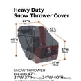 thumbnail image 4 of Classic Accessories StormPro Waterproof Heavy-Duty Snow Thrower Cover, 4 of 9