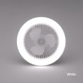 thumbnail image 4 of 2X Ventilador de Techo con Control Remoto y Luz 30W LáMpara LED Ventilador Inteligente Silencioso Ventilador de Techo E27 Base Convertidora Gris, 4 of 5