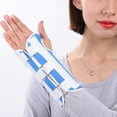 thumbnail image 1 of Wrist Fracture Support, Breathable Correction Guard Protector, Hand Injury Protector, Wrist Joint Sprain， Men Women Hand For Sprain Left Hand Blue,Right Hand Blue, 1 of 8
