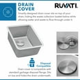 thumbnail image 5 of Ruvati 27-inch Undermount Kitchen Sink 16 Gauge Stainless Steel Single Bowl - RVM5927, 5 of 10