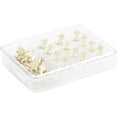 thumbnail image 2 of Fashion Push Pins, Steel, Gold, 3/8", 36/Pack 3083U0624, 2 of 3