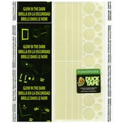 Duck Brand 8.5"x10" Glow In The Dark Duck Tape Sheets