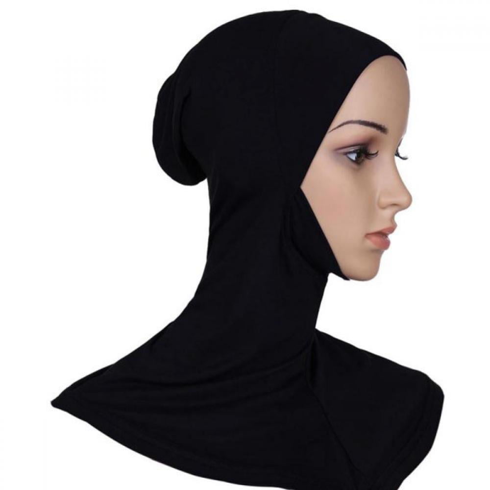 Women Ninja Head Cover Bonnet Hat Underscarf Muslim Ladies Hijab Inner Cap Scarf 