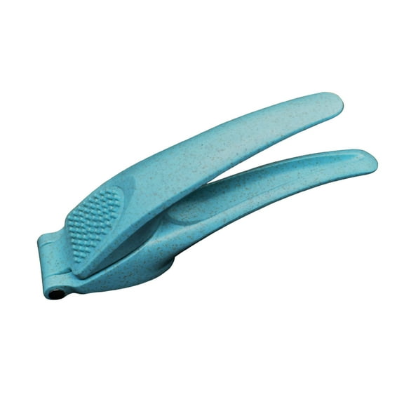 Stainless Steel Garlic Press with Plastic Handle, Precise Hole Thickened Material Garlic Mincer Kitchen Tool for Efficient Garlic Paste and Sauce Preparation