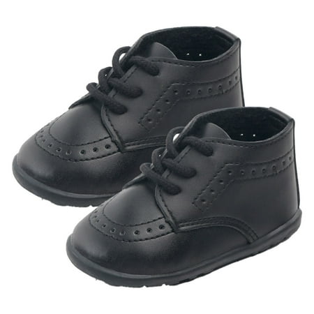 PU leather loafers Rubber and soft soled wedding shoes Toddler walking shoes