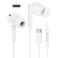 thumbnail image 1 of Auriculares con cable Bordsek iPhone 17e 17 16 USB-C con micrófono, 1 of 7
