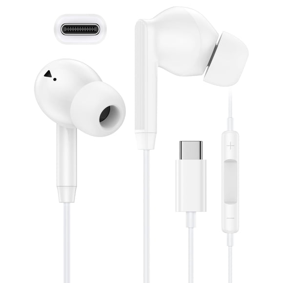 Auriculares con cable Bordsek iPhone 17e 17 16 USB-C con micrófono