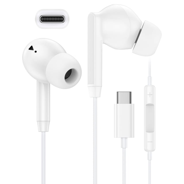 Auriculares con cable Bordsek iPhone 17e 17 16 USB-C con micrófono