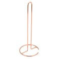 thumbnail image 4 of Tissue Reserve Paper Holder, Beautiful Practical Wrought Iron Tissue Holder Smoother Surfaces  For Desktop Rose Gold, 4 of 8