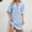 Sky Blue, variant on Nnhblu Summer Dresses Sundresses for Women Short Sleeve V Neck White - L