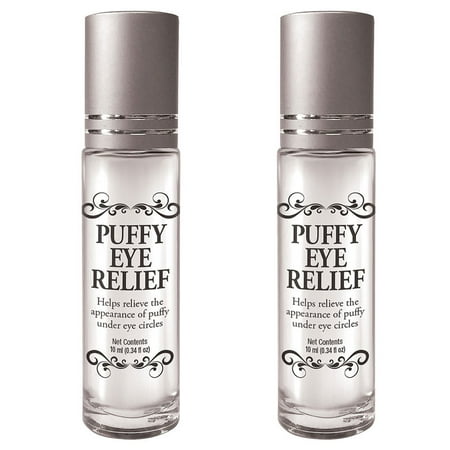 (Set/2) Puffy Eye Relief Powerful Roll-on Cools Skin Reduces Under Eye (Best Solution For Puffy Bags Under Eyes)