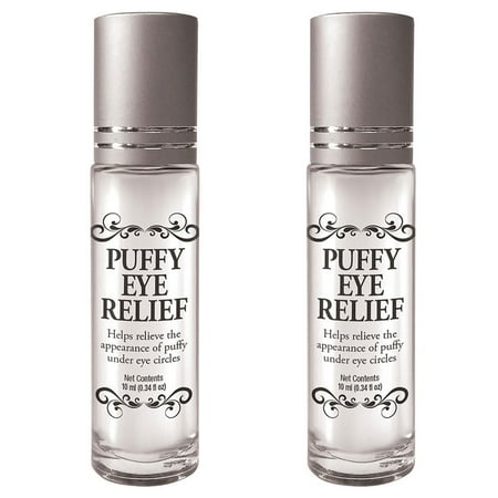 (Set/2) Puffy Eye Relief Powerful Roll-on Cools Skin Reduces Under Eye