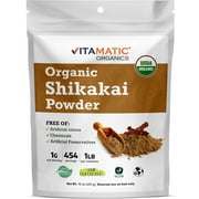 Vitamatic Certified USDA Organic Shikakai Powder 1 Pound (16 Ounce)