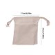 thumbnail image 5 of Bolsas de cordón para dibujar, bolsa de joyería de embalaje pequeño en blanco, adorno reutilizable para el hogar, bolsa de regalo de algodón Almacenamiento y organización del hogar 17*25cm Yuarrent HA061298-08B, 5 of 6