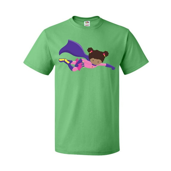 Inktastic African American Girl, Cape, Superhero Girl T-Shirt