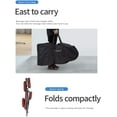 thumbnail image 3 of Foldable Massage Chair Adjustable Tattoo Chair Spa Chair Portable Therapy Chair w/Free Carry Case& Face Cradle, Burgundy, 3 of 7