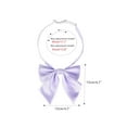 thumbnail image 2 of INSPIRE CHIC Women's Solid Color Bowknot Pre-tied Adjustable Bow Ties for Uniform Purple, 2 of 3