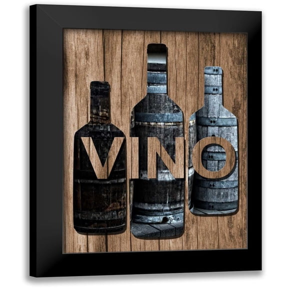 Lewis, Sheldon 12x14 Black Modern Framed Museum Art Print Titled - Wine Cellar 1