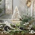 thumbnail image 3 of Northlight Lighted Wooden Christmas Tree with Stars Decoration - 11", 3 of 5