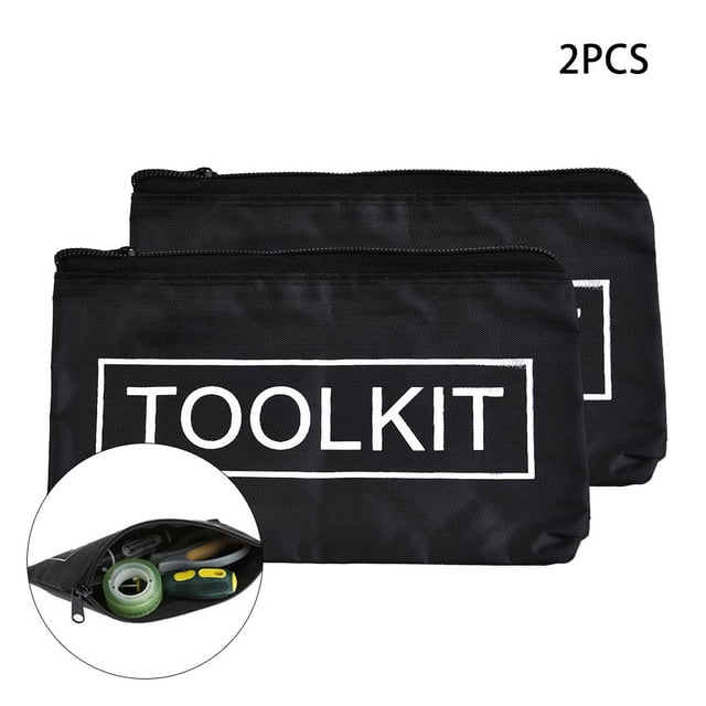2Pcs Waterproof 600D Oxford Cloth Tools Storage Bag Case Pouch 19X11Cm