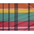 thumbnail image 3 of oneOone Polyester Lycra Orange Fabric Madras Check Sewing Craft Projects Fabric Prints By Yard 56 Inch Wide, 3 of 4