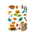 thumbnail image 1 of Less Than 5 Stickers Thanksgiving Autumn Maple Leaf Window Stickers Static Window Thanksgiving Party Scene Layout Stickers, 1 of 1