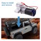 thumbnail image 3 of 2X Caja de Cambios de Transmisión de Metal 370 Motor con Accesorios de Actualización del Eje de Transmisión para C14 C24 B24 B36 MN D90 MN99S RC Car,Plata, 3 of 5