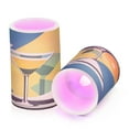 thumbnail image 7 of Yayeee Flameless Candles with Remote Flickering Battery Operated Multi Color Changing, Yellow Glasses, 7 of 7