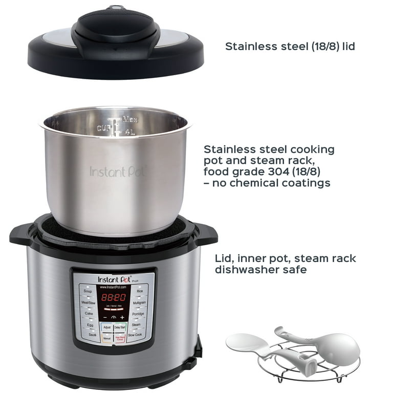 Instant Pot Lux 6-in-1 Electric Pressure Cooker, Slow Cooker, Rice