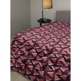 thumbnail image 2 of Geometrical Down Alternative Comforter, Cactus Plants Inside Diamond Shapes on Polka Dots Modern Details, Microfiber Quilt for All Season, 5 Sizes, Dark Purple and Sea Green, by Ambesonne, 2 of 3