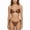 Brown with Gold, variant on Women's Bikini Set, 2-Piece Swimsuit(Ribbed Pearl String Sizes S-XL)