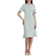 thumbnail image 1 of VESTIDO DE COLA DE PEZ DE MANGA CORTA PARA MUJERES INSPIRE CHIC 2025 VESTIDOS ELEGANTES DE TWEED BODYCON S CIAN, 1 of 5