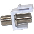 thumbnail image 4 of 4G Snap-In F Type Coax RG6 RG59 Insert Keystone Connector Modular Coupler 10/pk, 4 of 5