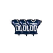 Dallas Cowboys Football Jersey Foil Balloon 24" 3 Pack