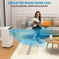 thumbnail image 5 of 8000 BTU Portable Air Conditioner – 3-in-1 AC Unit: Cooling, Dehumidifier & Fan – Quiet, Remote, 24H Timer, Window Kit, Cools Up to 350 Sq.Ft – Black Control Panel, 5 of 24