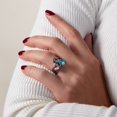 thumbnail image 4 of Milky Way | .925 Sterling Silver | Galaxy Glass Ring, 4 of 12