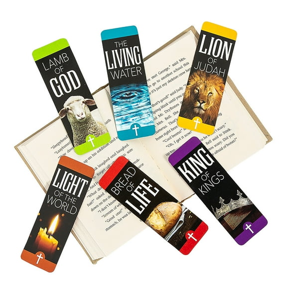 Bulk 48 Pieces Names of Jesus Bookmarks.