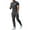 Dark Gray, variant on Men's Summer Sportswear Clothing Sportswear Breathable Short Sleeved T Shirt and Sports Trousers with Pockets Men's Trousers Suit Black XXXL