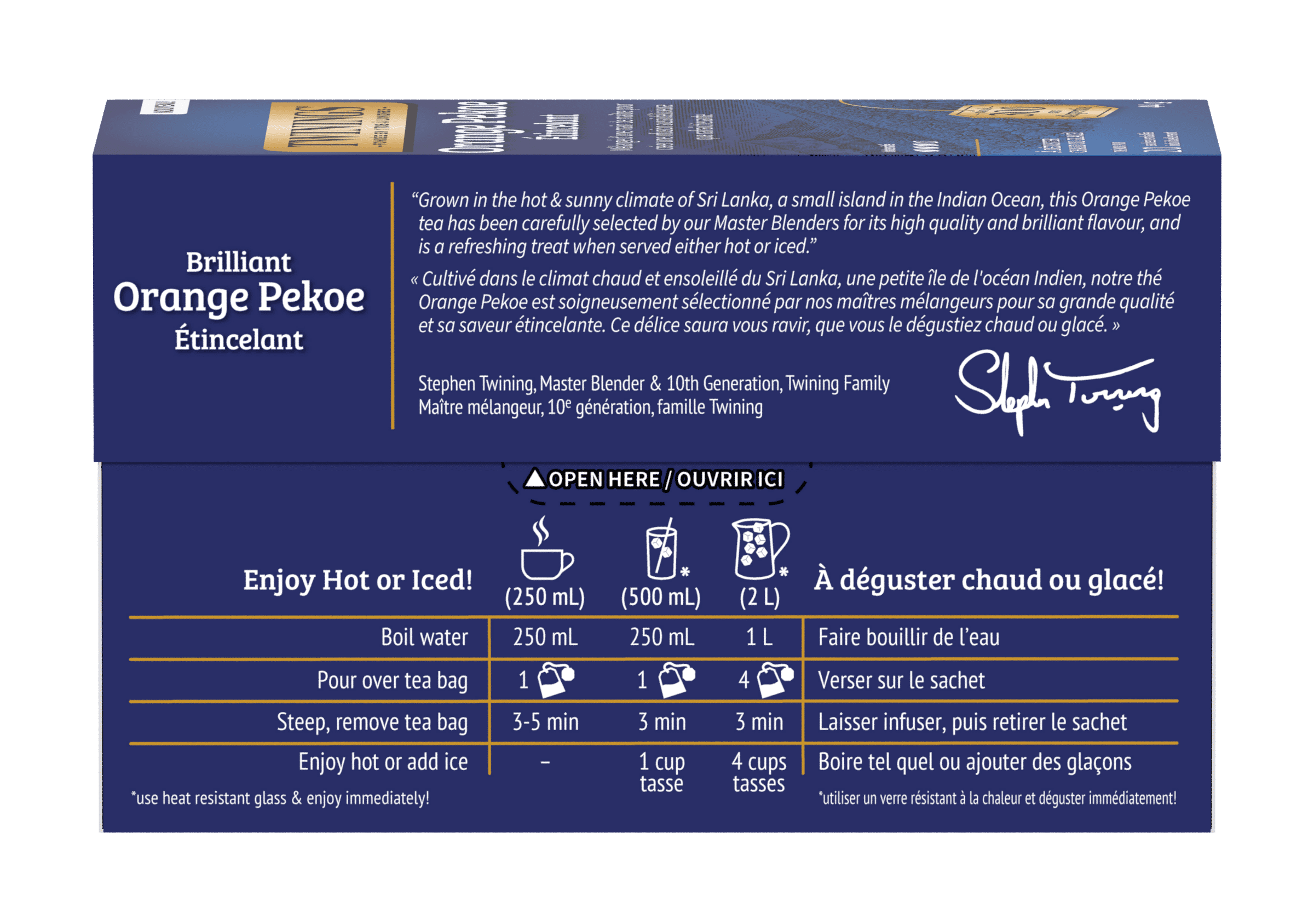 Twinings Brilliant Orange Pekoe Tea 20s, Pack of 20 Tea Bags